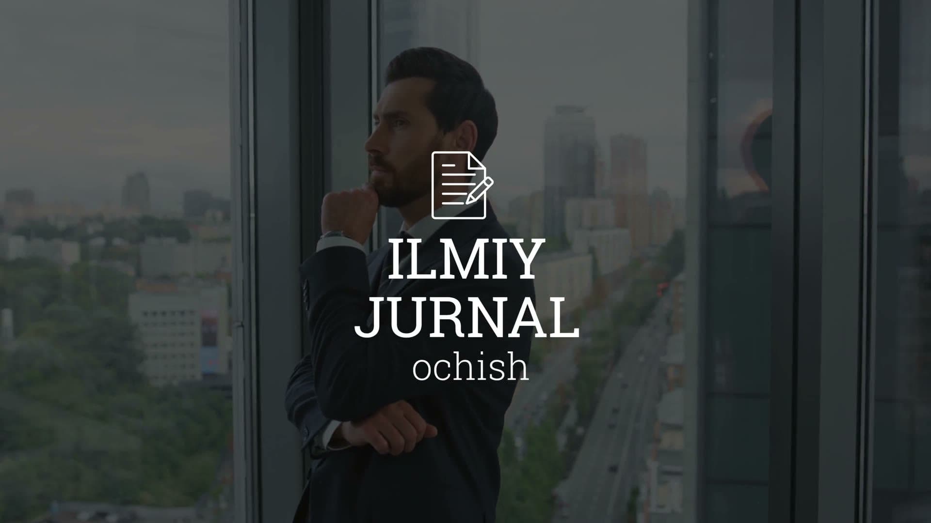 Ilmiy jurnal ochishni rejalashtiryapsizmi — video